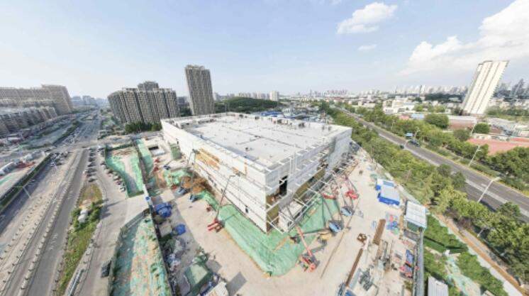 项目强省会｜济南山姆会员商店项目主体轮廓成型