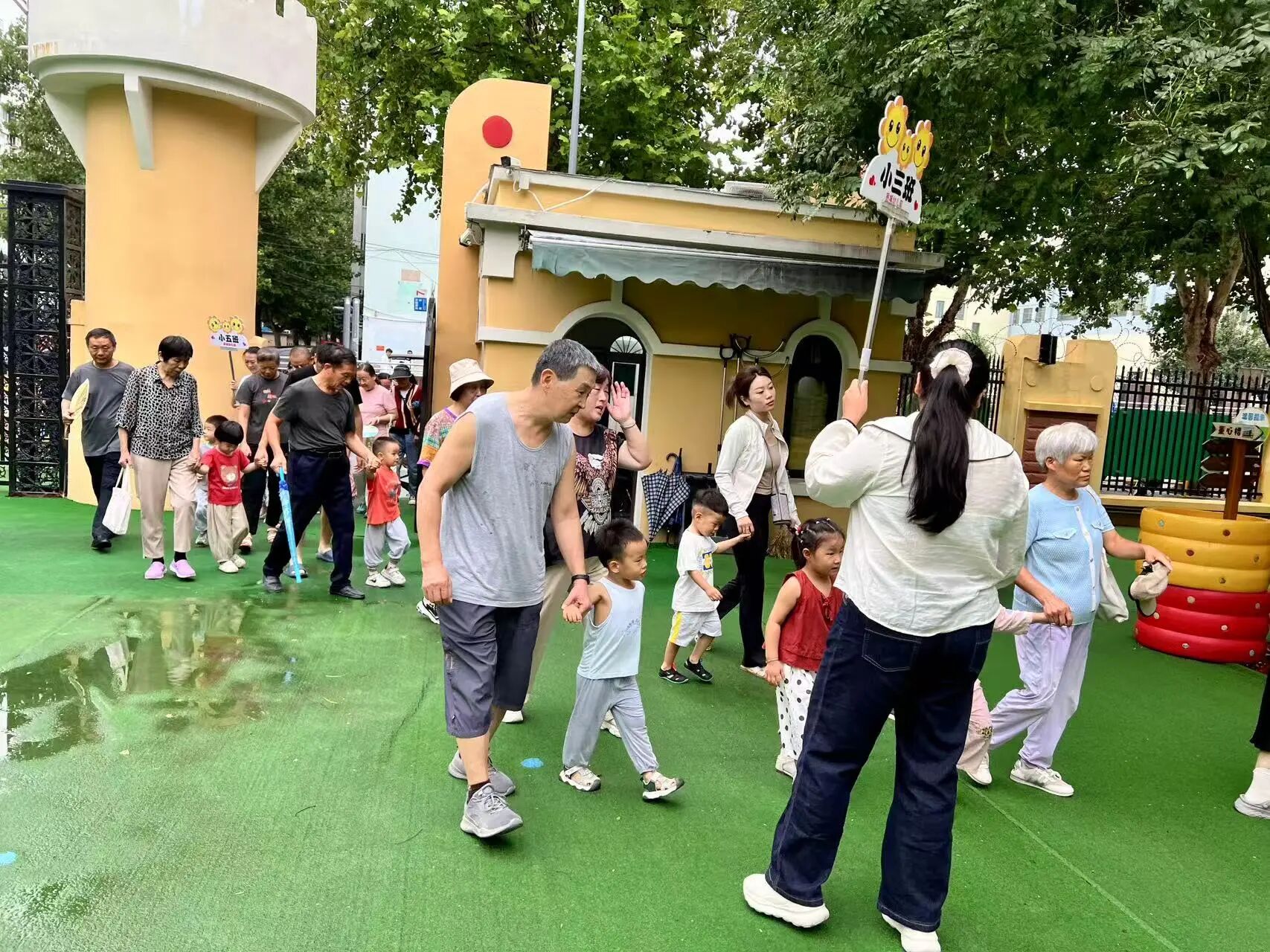 萌娃入园初体验！——钢城第一幼儿园钢城园小班试园活动
