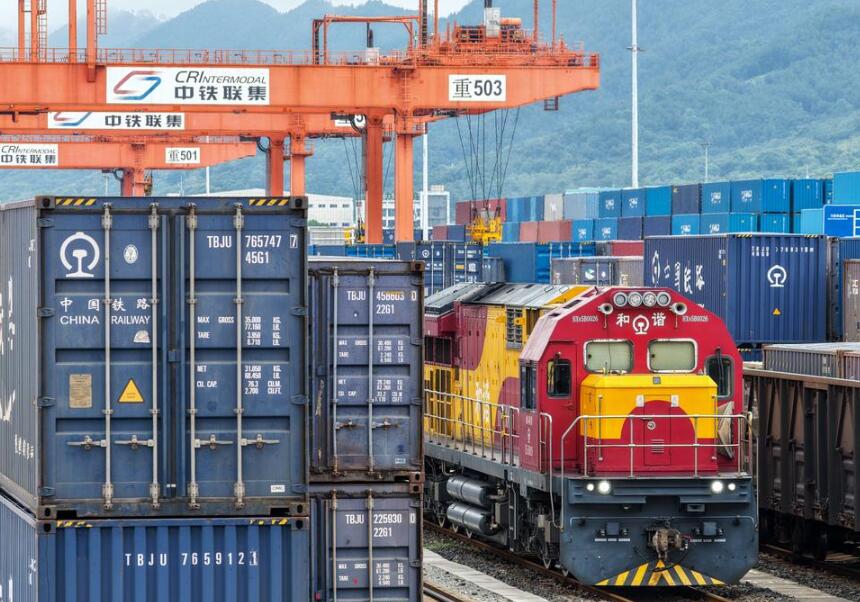 중국-유럽 화물열차(청위), 올들어 3천400편 이상 운행
