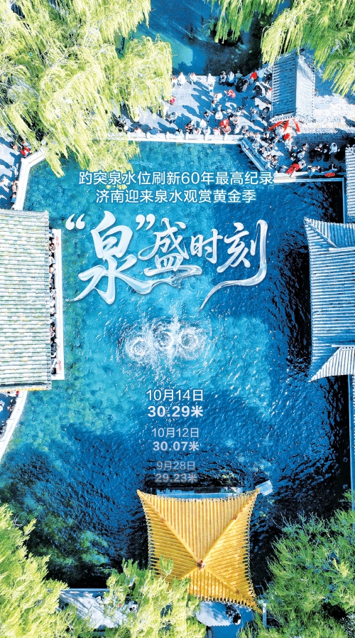 30.29米!趵突泉地下水位创60年来最高纪录