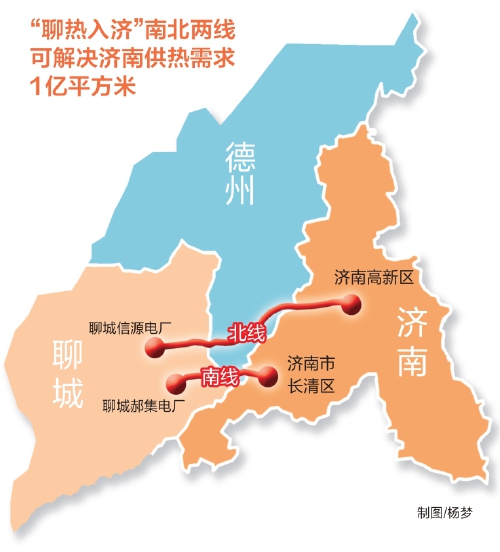 “聊热入济”北线贯通!完成冷态调试后,将在今冬为起步区、市区东部供热