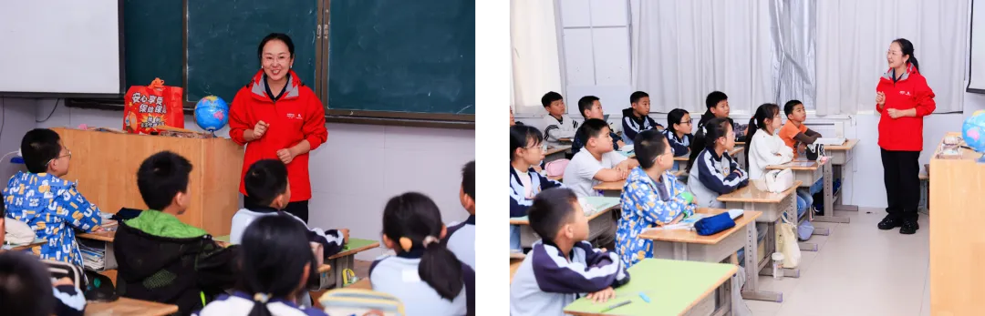 爱心传递希望，教育点亮未来！平安人寿山东分公司橙心守护公益社团赴阿陀小学开展支教活动