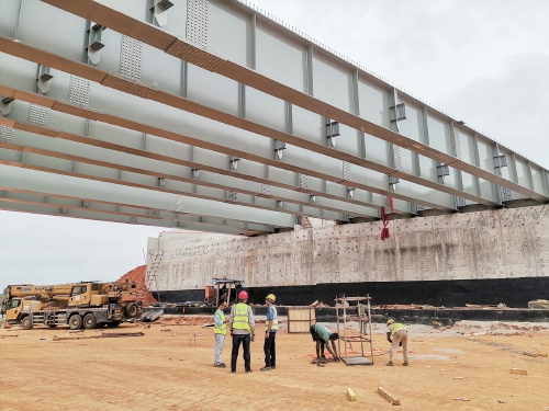 融媒·见证|我在西非破纪录——“济南造”钢梁在海外20余国建设地标矩阵