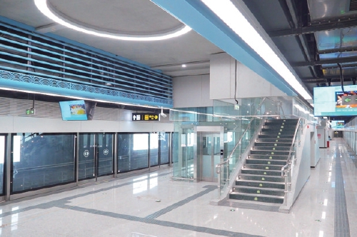 济南轨道交通新线多座车站亮相