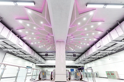 济南轨道交通新线多座车站亮相