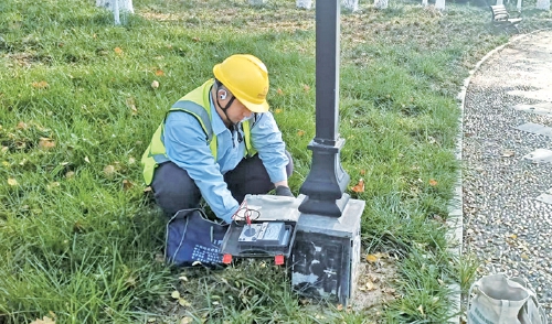 景观亮化提质效 品质提升惠民生——商河城管开展景观照明设施专项整治行动