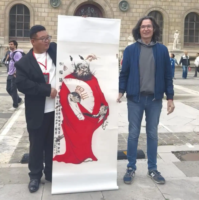 曾镇溪国画获巴黎国立高等美术学院收藏