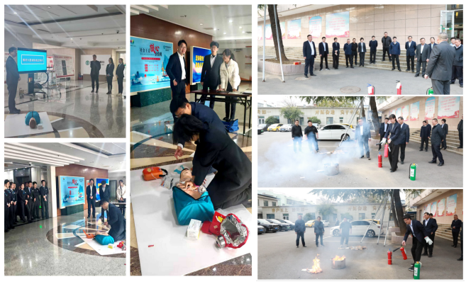 济南分行机关开展“消防宣传月”活动