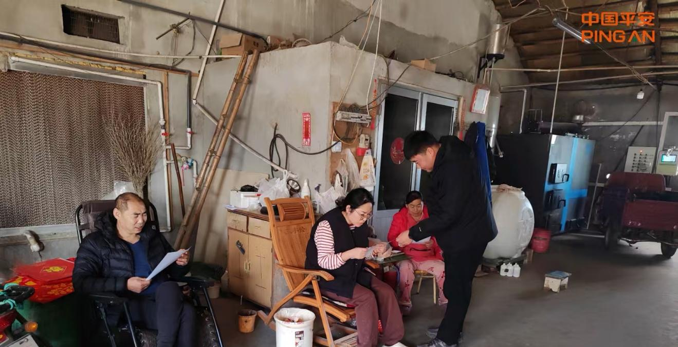 平安产险牟平支公司走进玉林店镇开展市民健康保宣传活动