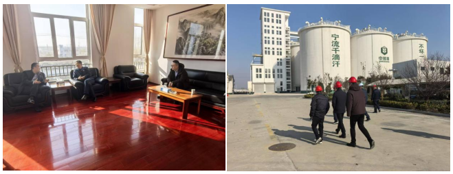 平安财险枣庄中心支公司赴中央储备粮枣庄直属库走访交流