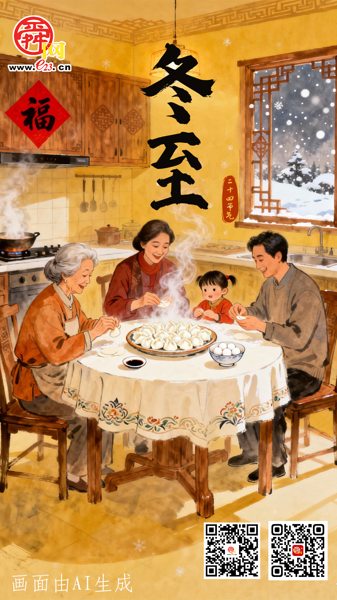 二十四节气 冬至丨冬藏万物 至暖人间