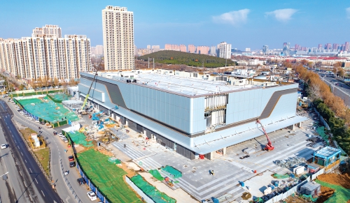 济南首家山姆会员商店展露姿容