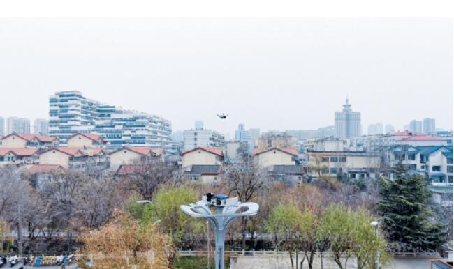“5分钟飞行圈”要来了，“智慧灯杆+无人机库”化身济南新“耳目”