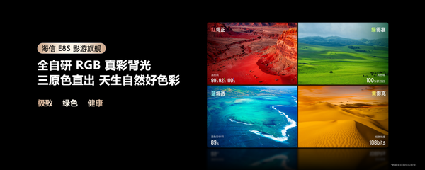 海信发布2026影游旗舰E8S新品，开启RGB-Mini LED换代风暴