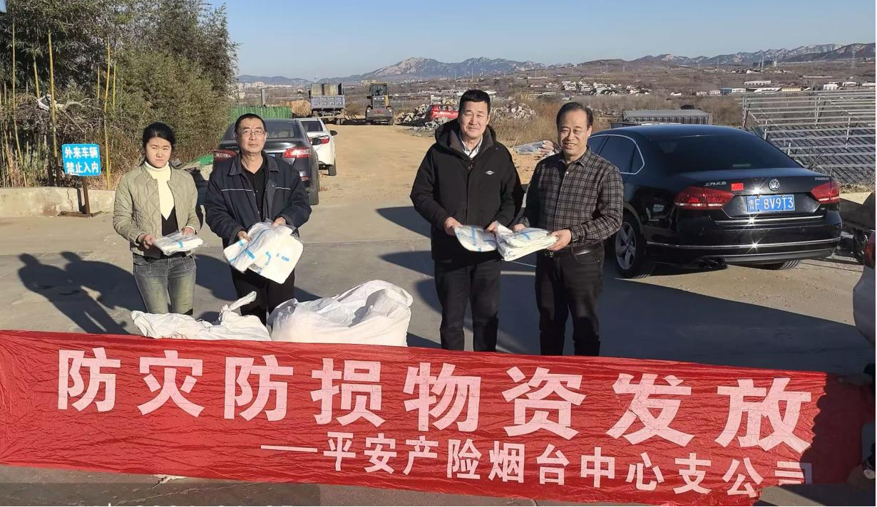 平安产险牟平支公司发放防护服 助力农险高质量发展