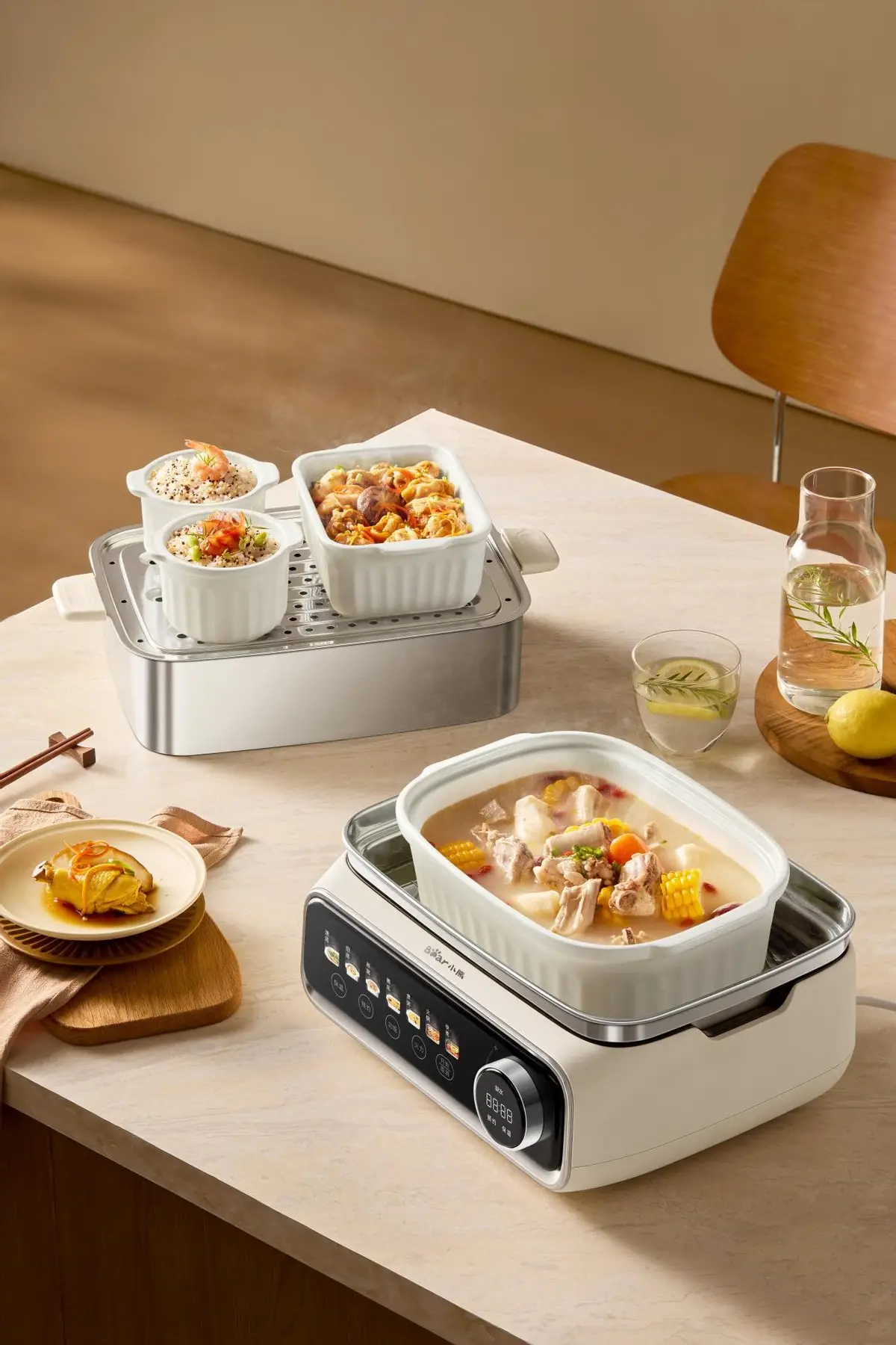 重掌生活品质主权！小熊小食光电蒸锅破解效率时代的营养悖论