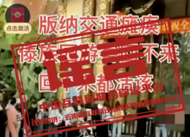 云南景洪傣族园景区交通瘫痪？官方回应