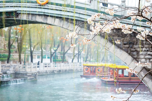 黑虎泉现“云雾润蒸”奇观