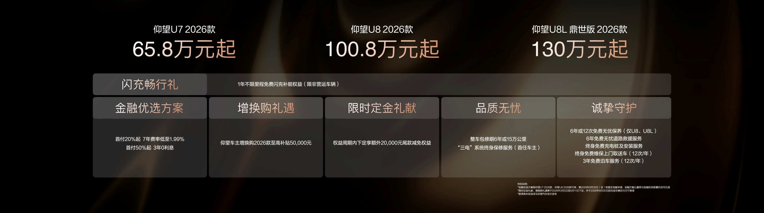 仰望2026款旗舰矩阵联袂上市，重塑高端出行体验