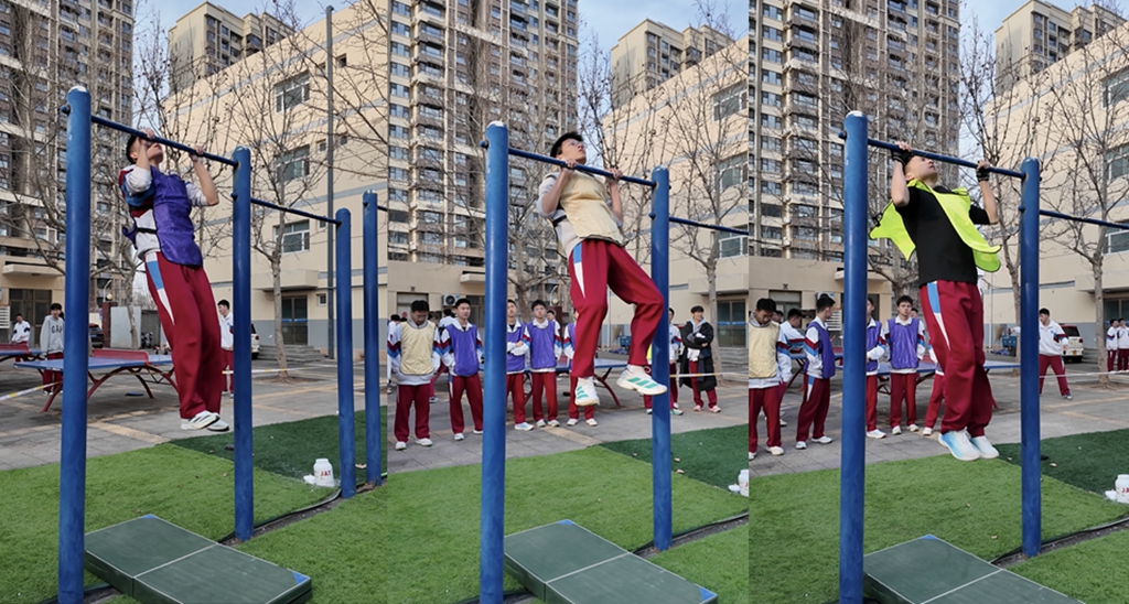 校园吉尼斯 济南二中“引体向上”争霸赛圆满落幕