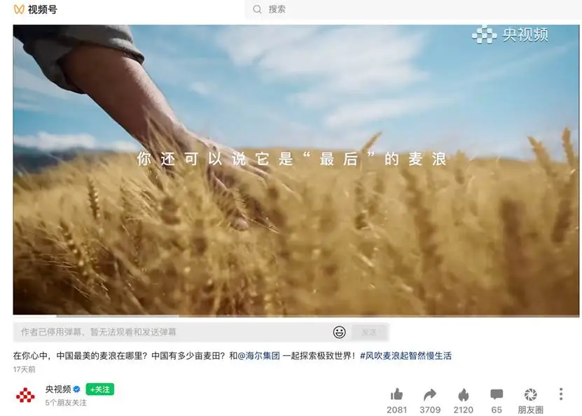 将自然科技美学融入到家电中，海尔麦浪套系做到了