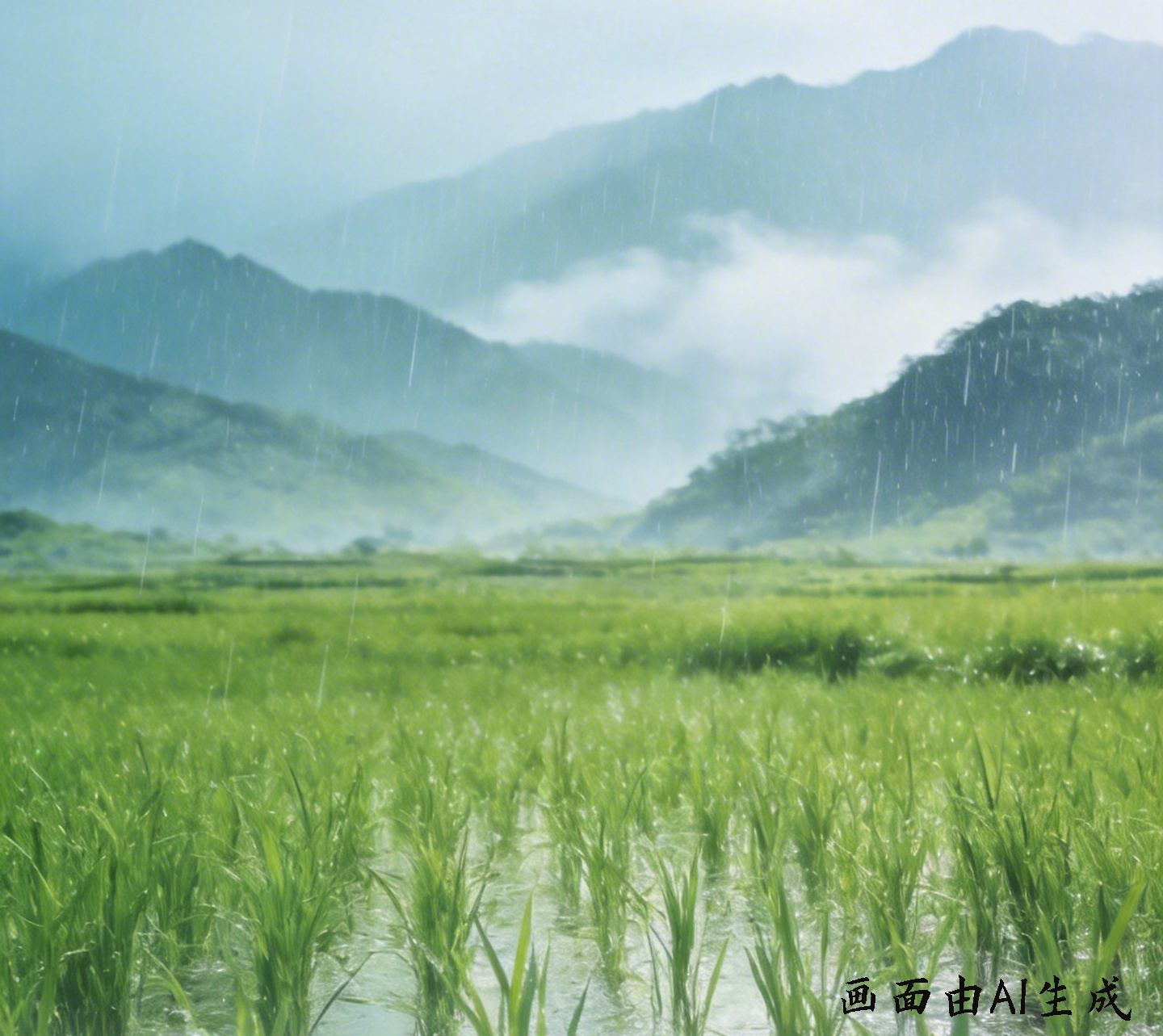 谷雨送春归 花开待夏来