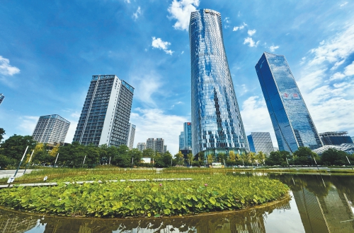 一年四季 泉在济南｜菡萏初绽CBD 泉城夏日添新景