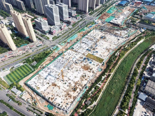 项目强省会｜7号线两大场段建设“进度条”刷新 全线车站已有20座完成主体结构封顶