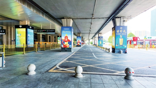 济南西站地上网约车上车点全部关停 广场空间进一步释放