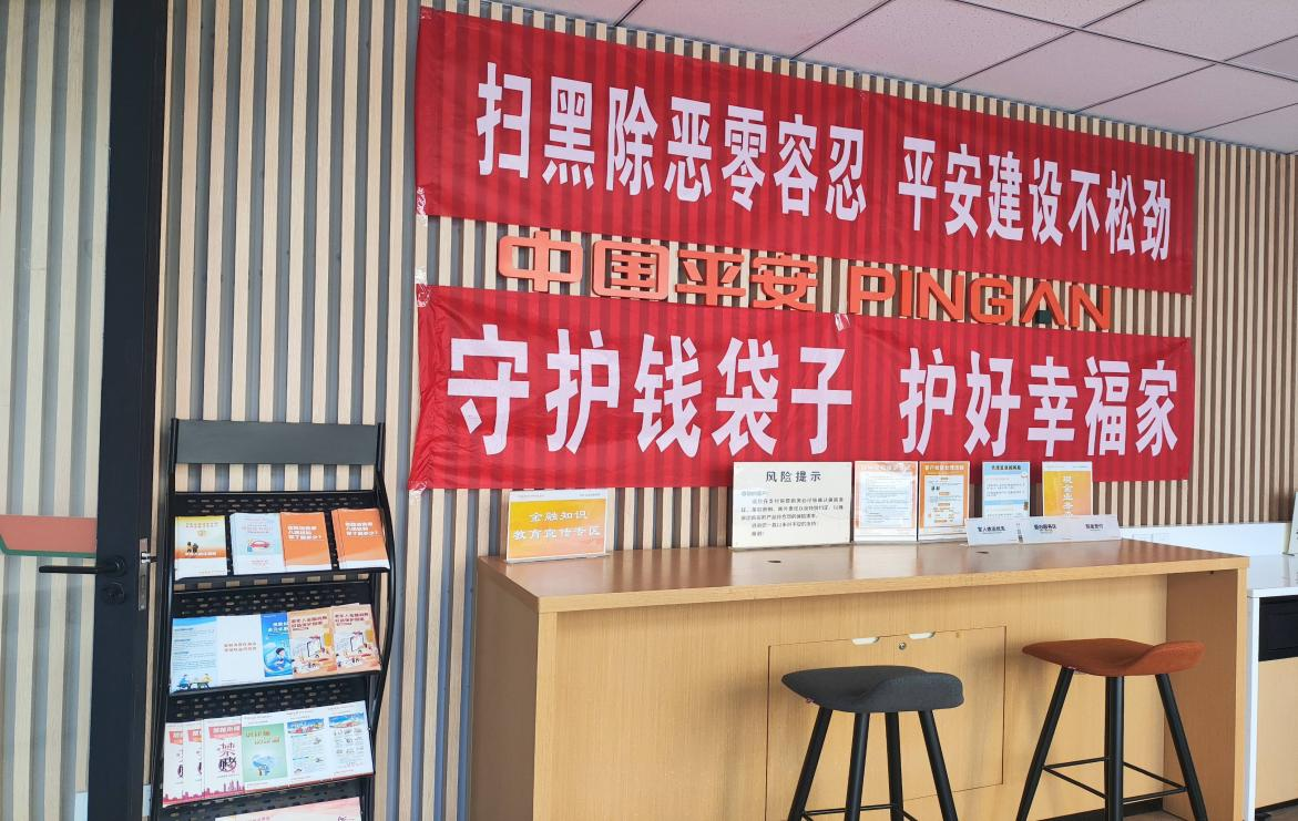 平安产险东平支公司开展扫黑除恶专项宣传活动