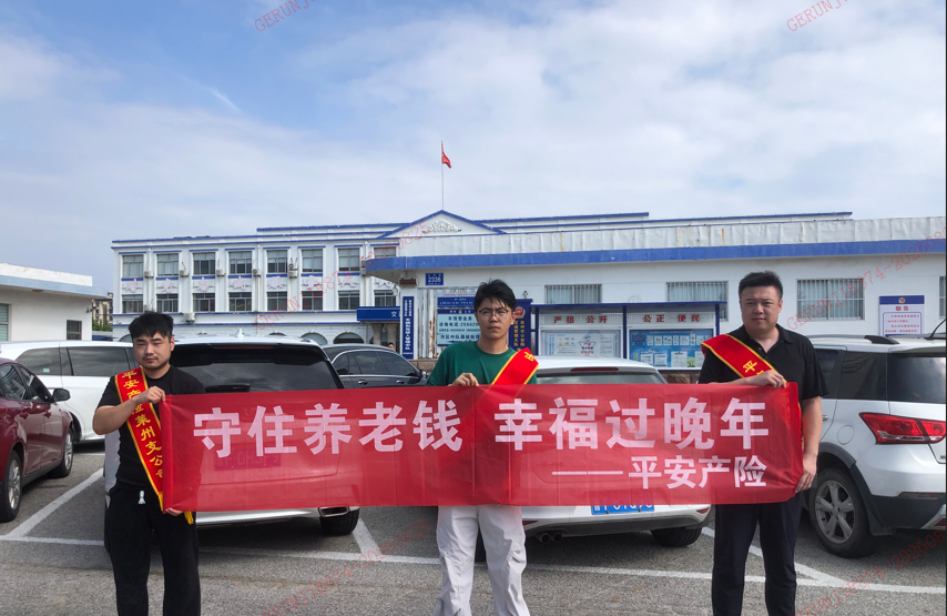 平安产险莱州支公司开展反洗钱宣传活动