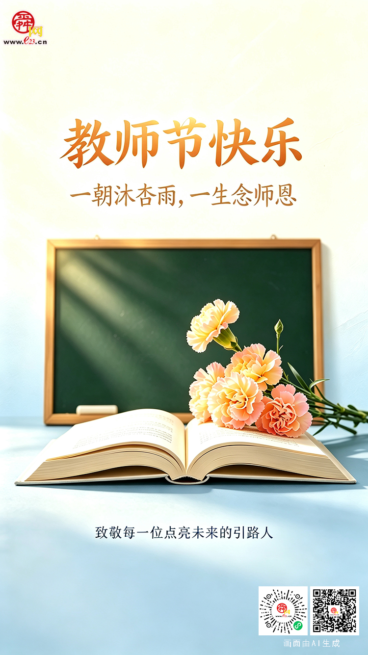 亲爱的老师，祝您节日快乐！