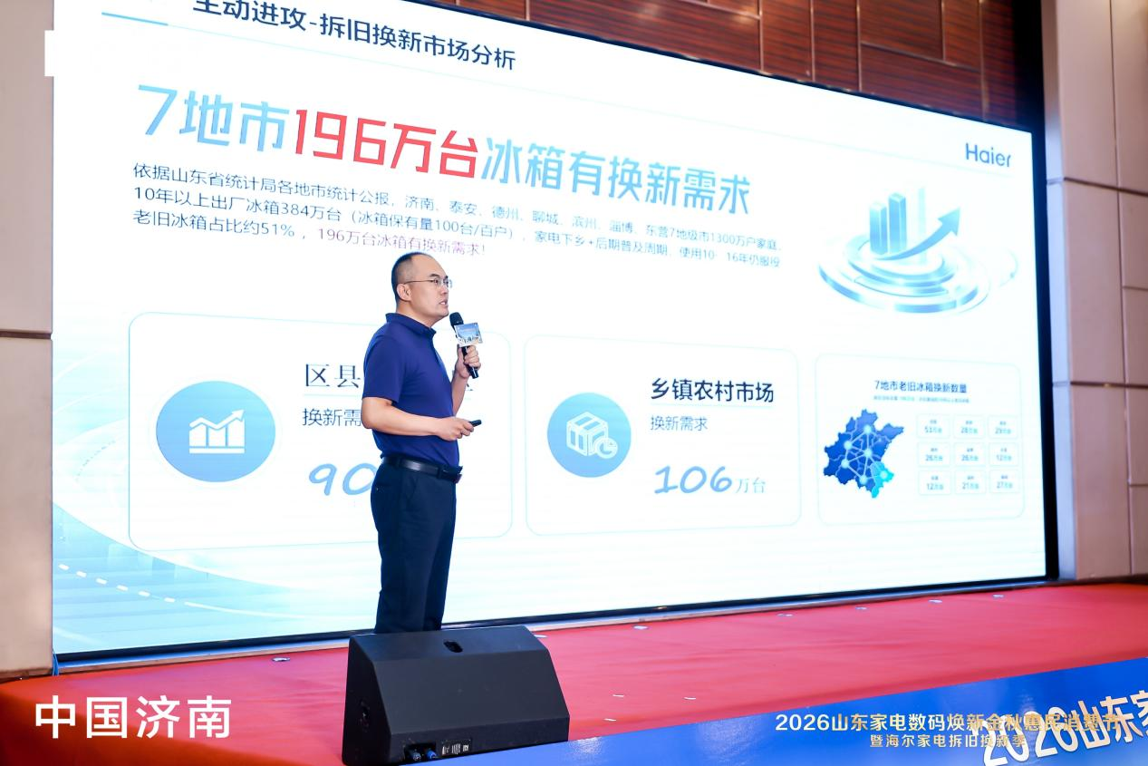 2026山东家电数码焕新金秋惠民消费节暨海尔家电拆旧换新季正式启幕