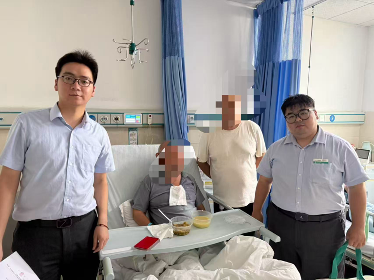农行商河鑫源路支行：病床前的暖心上门服务