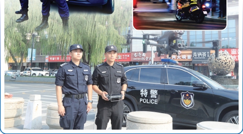 济南特巡警 警力前置护“双节”