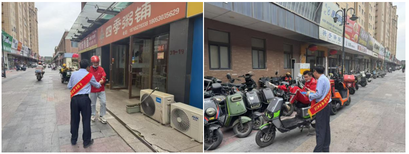 平安产险单县支公司现身白马美食街，为新就业群体送上一份“安心礼”