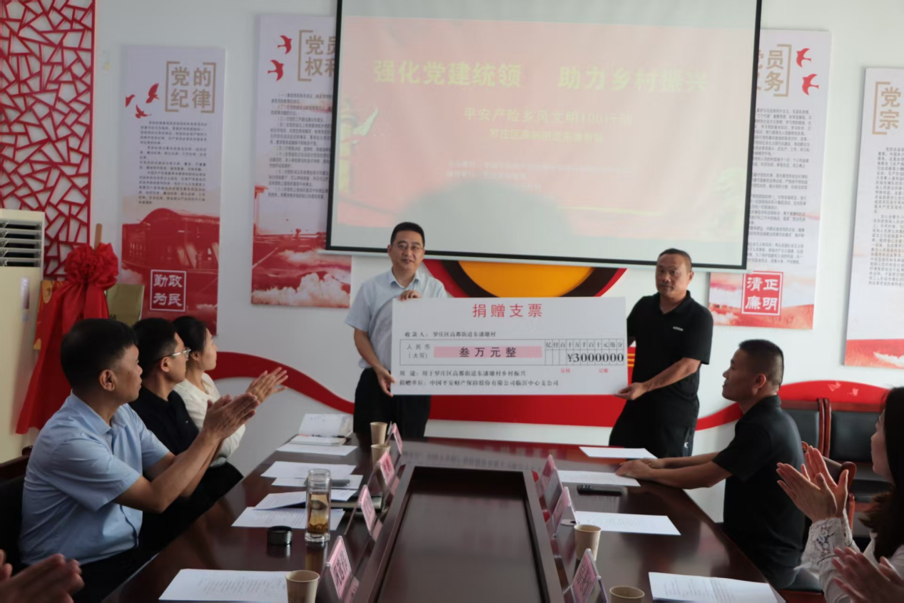 深化政企共建 赋能乡村振兴｜平安产险临沂中心支公司“乡风文明100”活动