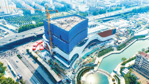 济南洪楼TOD配套加速落地 京东MALL临时展厅投用