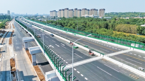 济南工业北路快速路东延初具规模