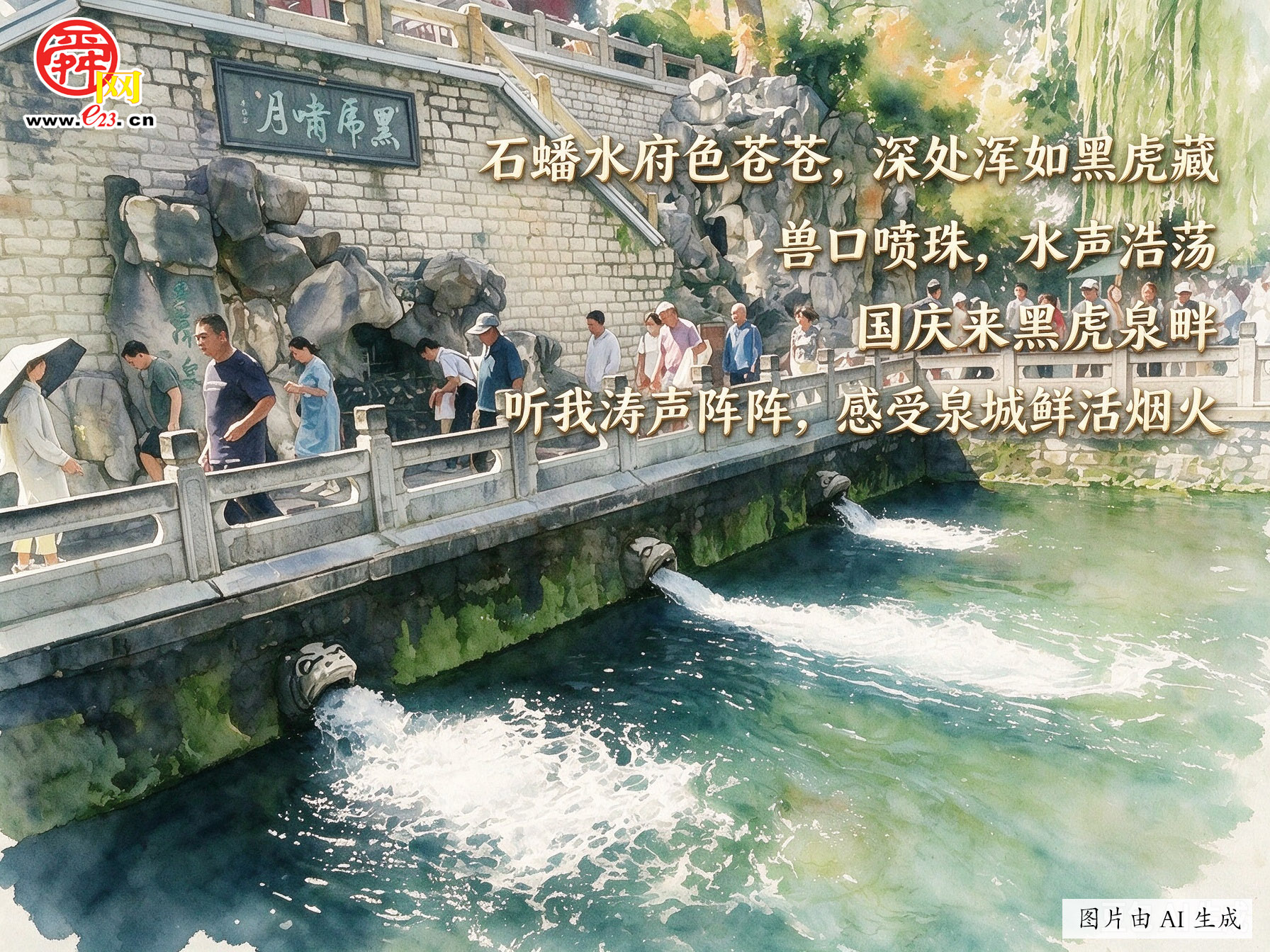济南泉水邀您来泉城：听泉、赏泉，共赏山河锦绣