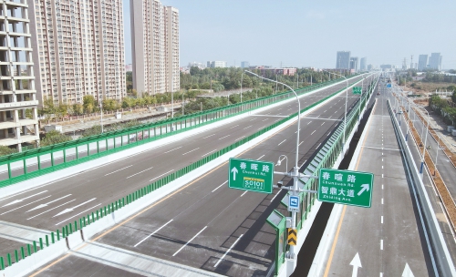 济南工业北路快速路东延项目今日通车