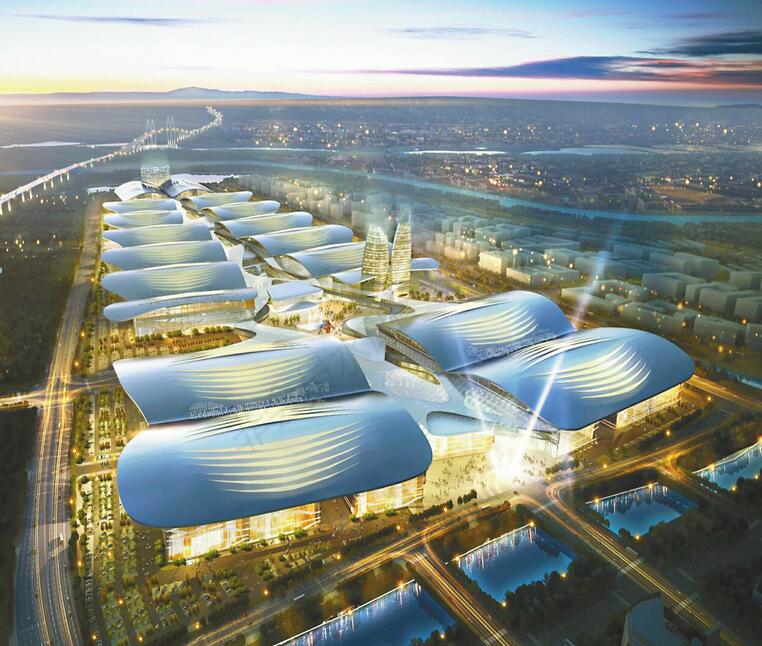 会展中心效果图