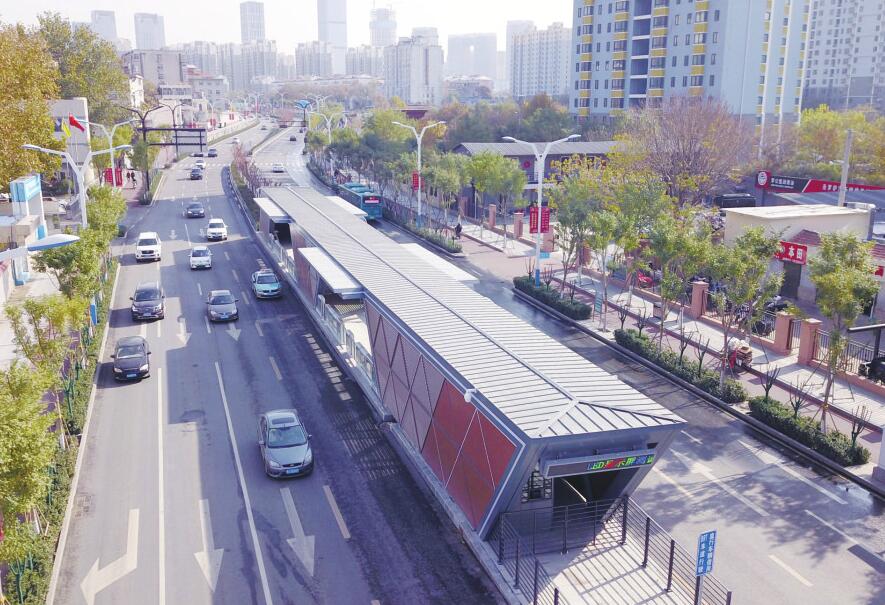 济南国际金融城brt路网即将成环