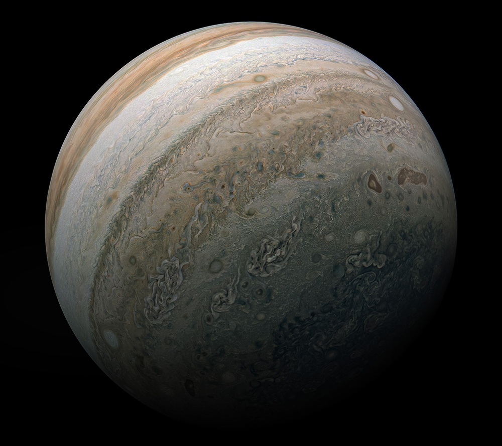 【组图】美得令人窒息！NASA发布超清晰木星照