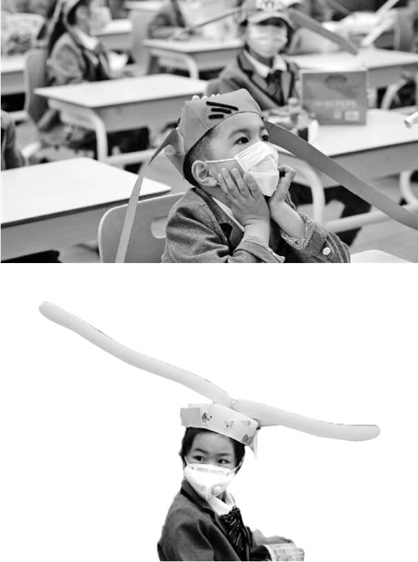 开学第一天!杭州小学生戴一米帽上课 小可爱们最长寒假也看了《清平乐》?