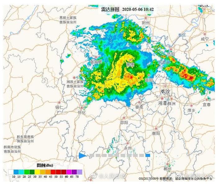 湖南发布暴雨预警 下班路上请注意防范！