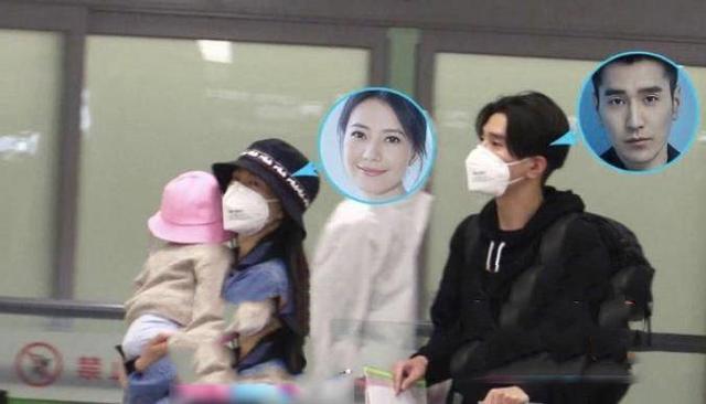 赵又廷高圆圆一家三口现身 小公主头顶扎蝴蝶结脸蛋白胖像极了妈妈