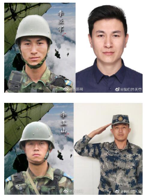 空降兵15勇士12年对比照 汶川地震12周年 英雄永远不老