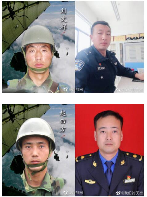 空降兵15勇士12年对比照 汶川地震12周年 英雄永远不老