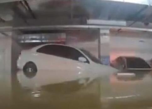【人不如水】车库被淹洪水完美倒车入库 广州暴雨后一幕让人心痛又好笑